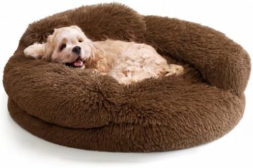 EHEYCIGA 26" Calming Donut Dog Bed by EHEYCIGA