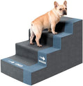 Dog Steps for Bed, 4-Tier Pet Stairs by Heeyoo