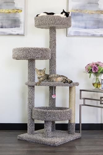 New Cat Condos Solid Wood Sturdy Cat Tower by New+Cat+Condos