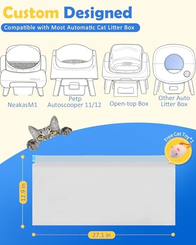 60 Count 27"x13" Cat Litter Bags Compatible - Image 2