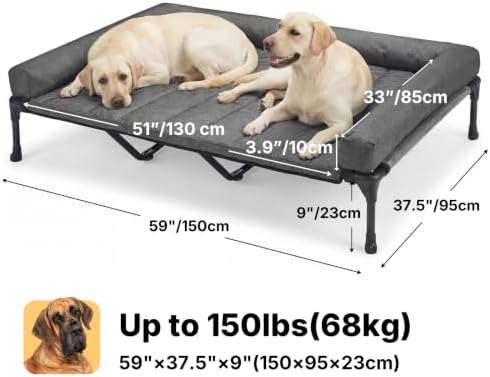 Veehoo Outdoor Elevated Dog Bed - Image 5