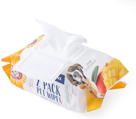 Arm & Hammer Heavy Duty Multipurpose Dog Wipes, Mango Scent, Twin Pack - Image 6