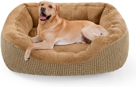 INVENHO Large Dog Bed, Washable Orthopedic Warming Soft Sleeping Durable by INVENHO