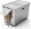 Stainless Steel Litter Box by PTFFF