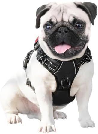 PHOEPET No Pull Dog Harness Medium Reflective Front Clip Vest - Image 6