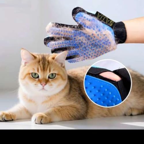 2-in-1 Pet Grooming Gloves 2-Pack – Double-Sided Deshedding & Pet Hair Remover - Image 2