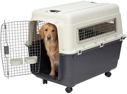 SportPet Airline Compliant X-LARGE 32.25" Travel Dog Kennel-Durable Plastic - Image 2