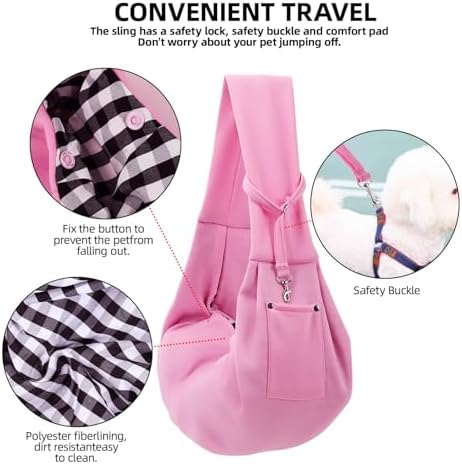 ARZQUT Dog and Cats Carrier Sling, Small Pet Carrier - Image 4