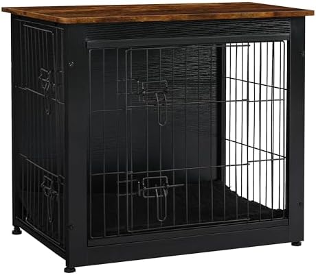 DWANTON 27" Dog Crate Furniture, Dog Kennel Indoor, by DWANTON