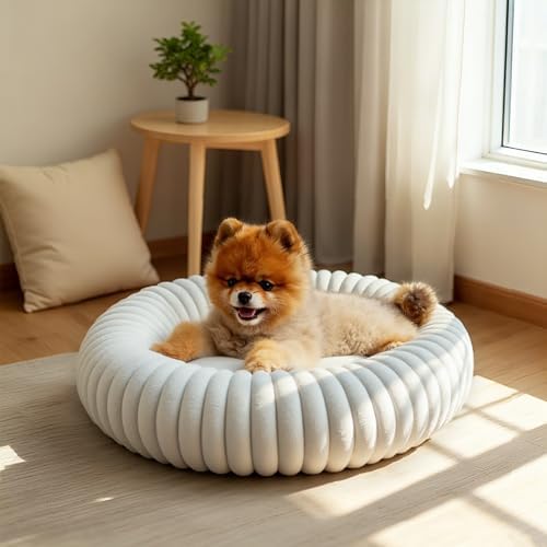 Calming Dog Bed Anti-Anxiety Donut Dog Beds - Image 6