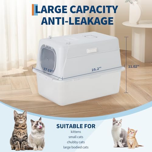 55L Stainless Steel Cat Litter Box - Image 2