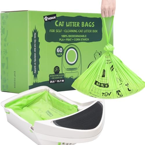 Biodegradable Cat Litter Liner Bags Compatible by PETOCAT