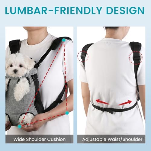 Mosago Dog Backpack Carrier, Front Chest Carrier - Image 7