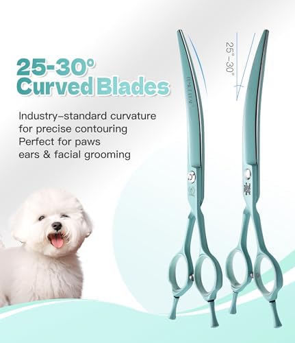7" Professional Dog Grooming Scissors Set, Japanese 440C Stainless Steel - Image 5