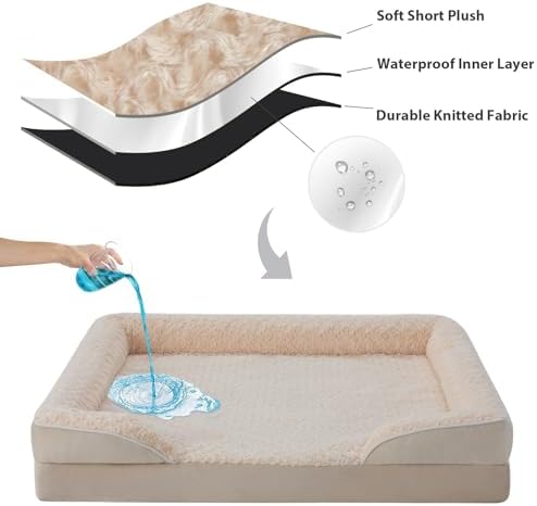 WNPETHOME Orthopedic Washable Dog Bed Large - Image 4