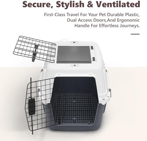 Athena Collection 22" Hard-Sided Travel Pet Carrier - Image 4
