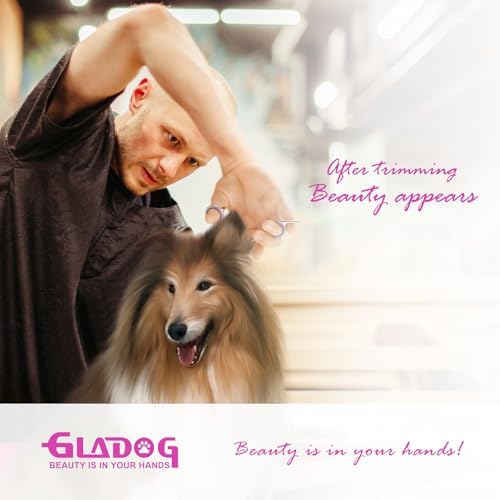 GLADOG Professional 4 in 1 Dog Grooming Scissors Set - Image 5