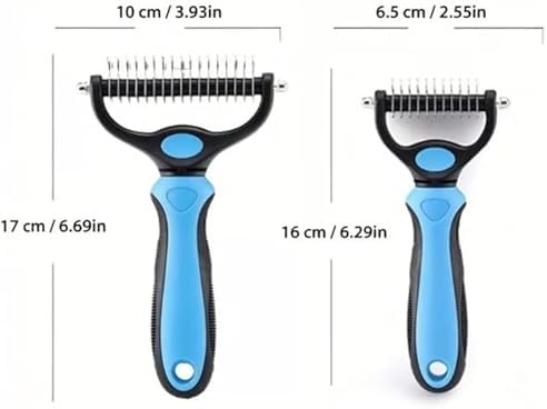 Pet Pro Grooming Tool, 2-in-1 Deshedding Dog Brush - Image 7