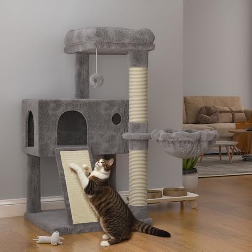 SHA CERLIN Cat Tree 36 Inches Cat Tower by SHACERLIN