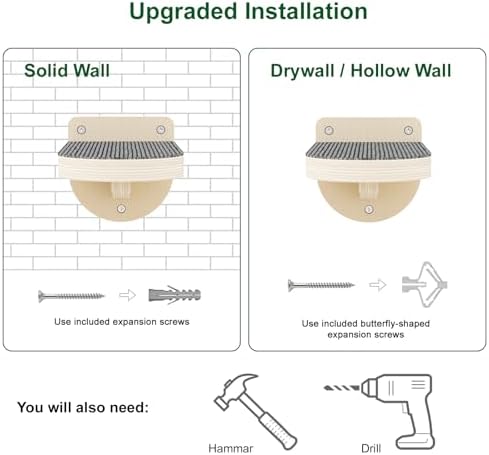 TIMHAKA 3 Pcs Cat Wall Shelves, Cat Wall Steps - Image 6