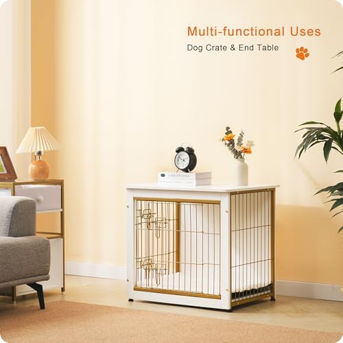 DWANTON 27" Dog Crate Furniture, Dog Kennel Indoor, - Image 7