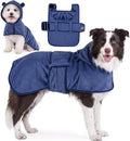 Dog Robes for After Bath Super Absorbent Fast Drying Coat by DENTRUN