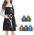 Custom Dog Grooming Apron with Logo Text, Pet Groomer Waterproof Aprons by Ussunarts