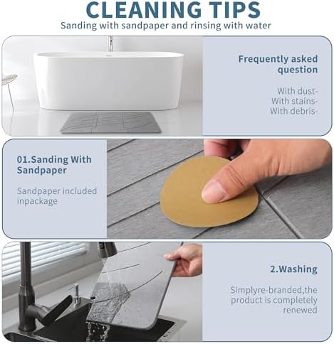 Stone Bath Mats for Bathroom - Image 4