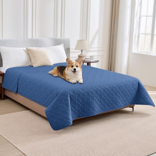 PAWFINITY Waterproof Bed Cover for Dogs, Pet Blanket for Mattress Washable by Pawfinity