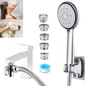Sink Sprayer Attachment for Faucet, 6 Mode Shower Head, Extension Sink Hose by MOSELNY