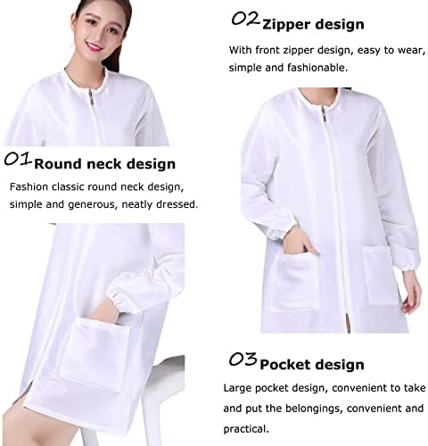 Professional Salon Smock Stylist Jacket Waterproof Hairdresser Cape Barber - Image 5