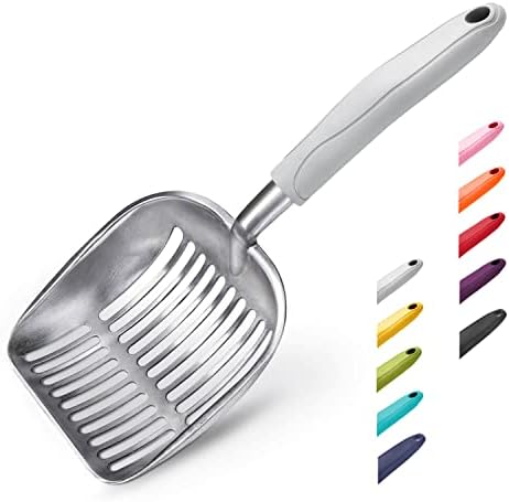 WePet Cat Litter Scoop, Aluminum Alloy Sifter, Kitty Metal Scooper, Deep Shovel by WePet