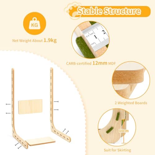 Felt Cat Scratcher for Indoor Cats, 26.8 Inch - Image 4