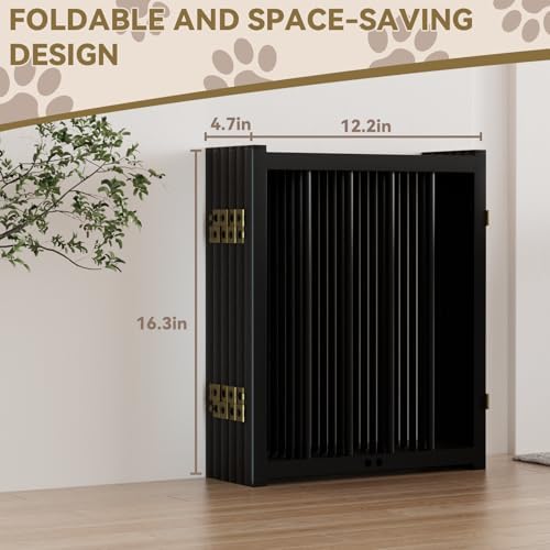 Snuowu 16" Freestanding Short Dog Gate - Image 5