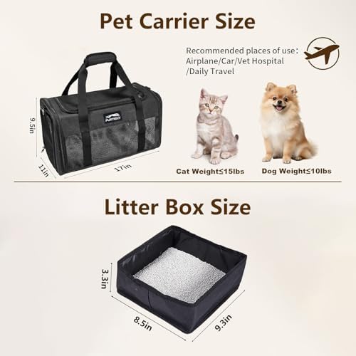 Pet Carrier Airline Approved, Soft Sided Cat Carrier - Image 2