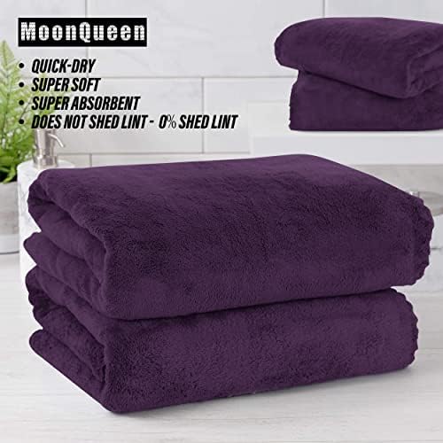 MOONQUEEN 6 Pack Premium Bath Towel Set - Image 6