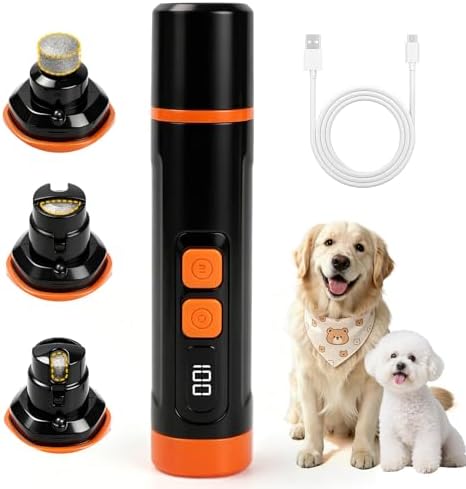 Dog Nail Grinder, Quiet 3-Speed by Unknown