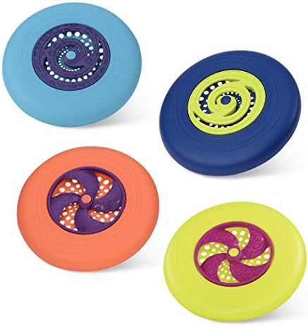 B. toys Flying Disc Set, Disc-Oh! 4 Colorful Discs, 4 Discs by Btoys