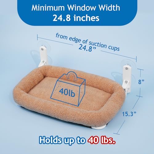Zakkart Foldable Cat Hammock for Window - Image 4