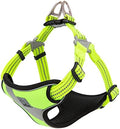 TRUE LOVE Step-in Dog Harness, Reflective, Breathable, Neon Yellow by TRUELOVE