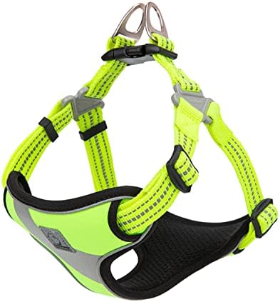 TRUE LOVE Step-in Dog Harness, Reflective, Breathable, Neon Yellow by TRUELOVE