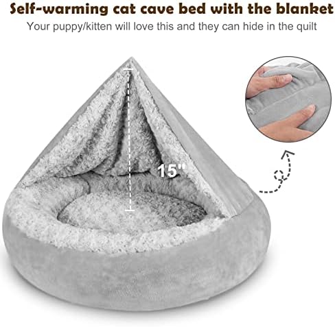 JOEJOY Small Dog Bed Cat Bed - Image 5