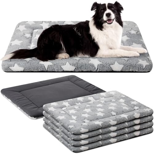 VitalCozy 4 Pcs Dog Crate Pads Soft Warm by VitalCozy
