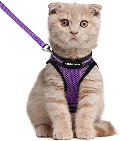 rabbitgoo Cat Harness and Leash Set, Step-in Soft Vest - Image 4