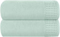 GLAMBURG 100% Cotton Oversized 2 Pack Bath Sheets 35x70, Ultra Soft Highly by GLAMBURG
