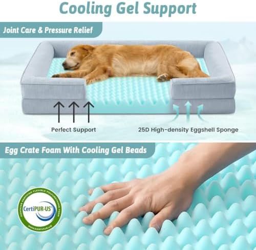 COZY KISS Orthopedic Dog Cooling Bed - Image 3