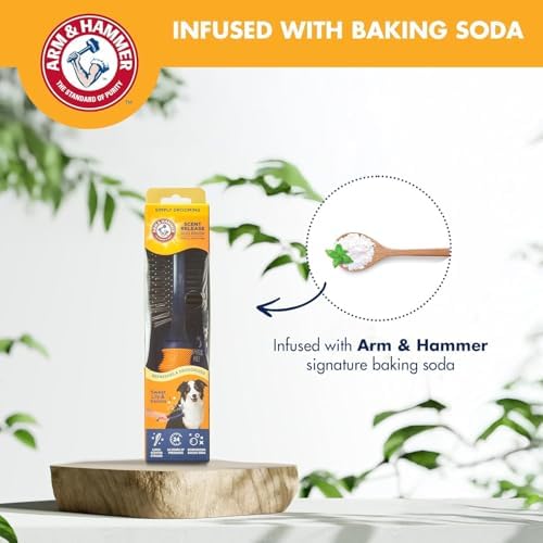Arm & Hammer Deodorizing Pin & Bristle Dog Brush, Lily & Vanilla - Image 4