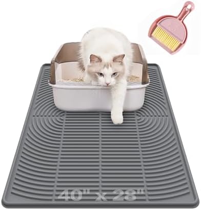 Extra Large Cat Litter Mat XL, Silicone Waterproof by Unknown