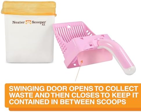 Neater Pet Brands Neater Scooper XL Cat Litter Scoop, 60 Refill Bags – - Image 3