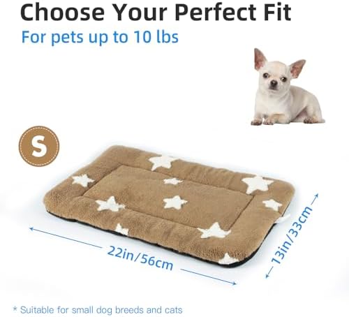 Mora Pets Cat Beds for Indoor Cats Washable Cat Mat Bed Flat Dog Crate Pad - Image 6